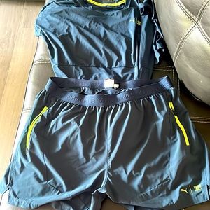 Mens PUMA First Mile XXL Tee and shorts
